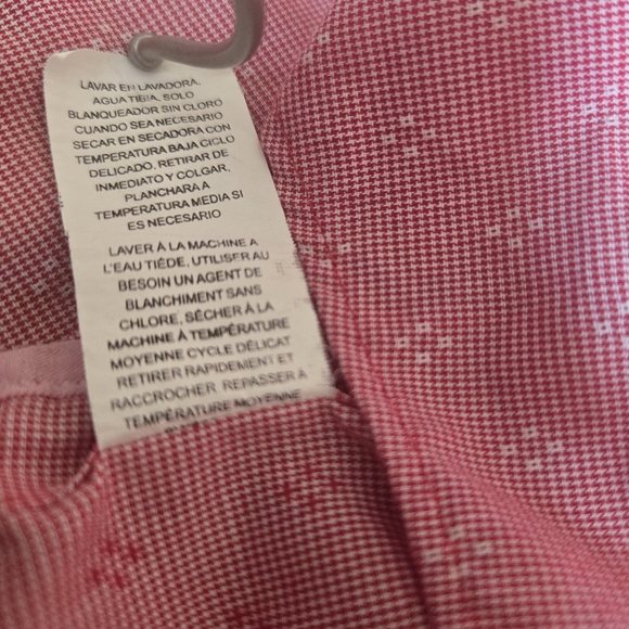 PENGUIN Men's Pink Button-Up Shirt.Size 15 1/2 - Picture 7 of 11